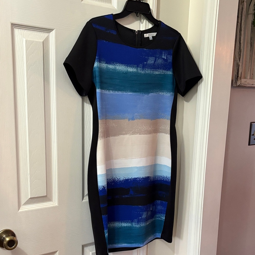 Chic Multicolor Striped Dress